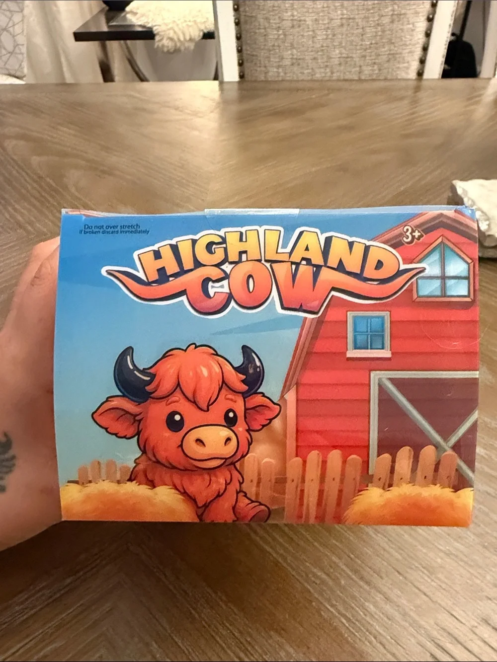 Orange Plush Squishy Toy - Cute Farm Animal